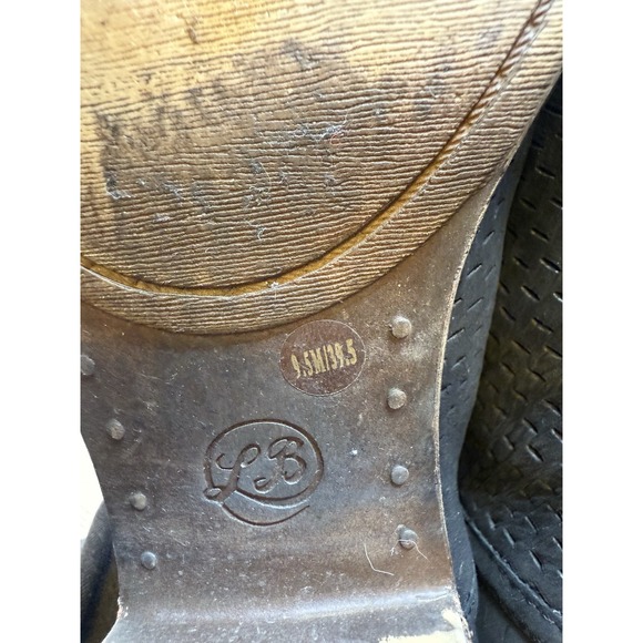 Lucky Brand Women's Baley Perforated Chop Out Nubuck Leather Ankle Boots Blk 9.5 - Picture 11 of 11